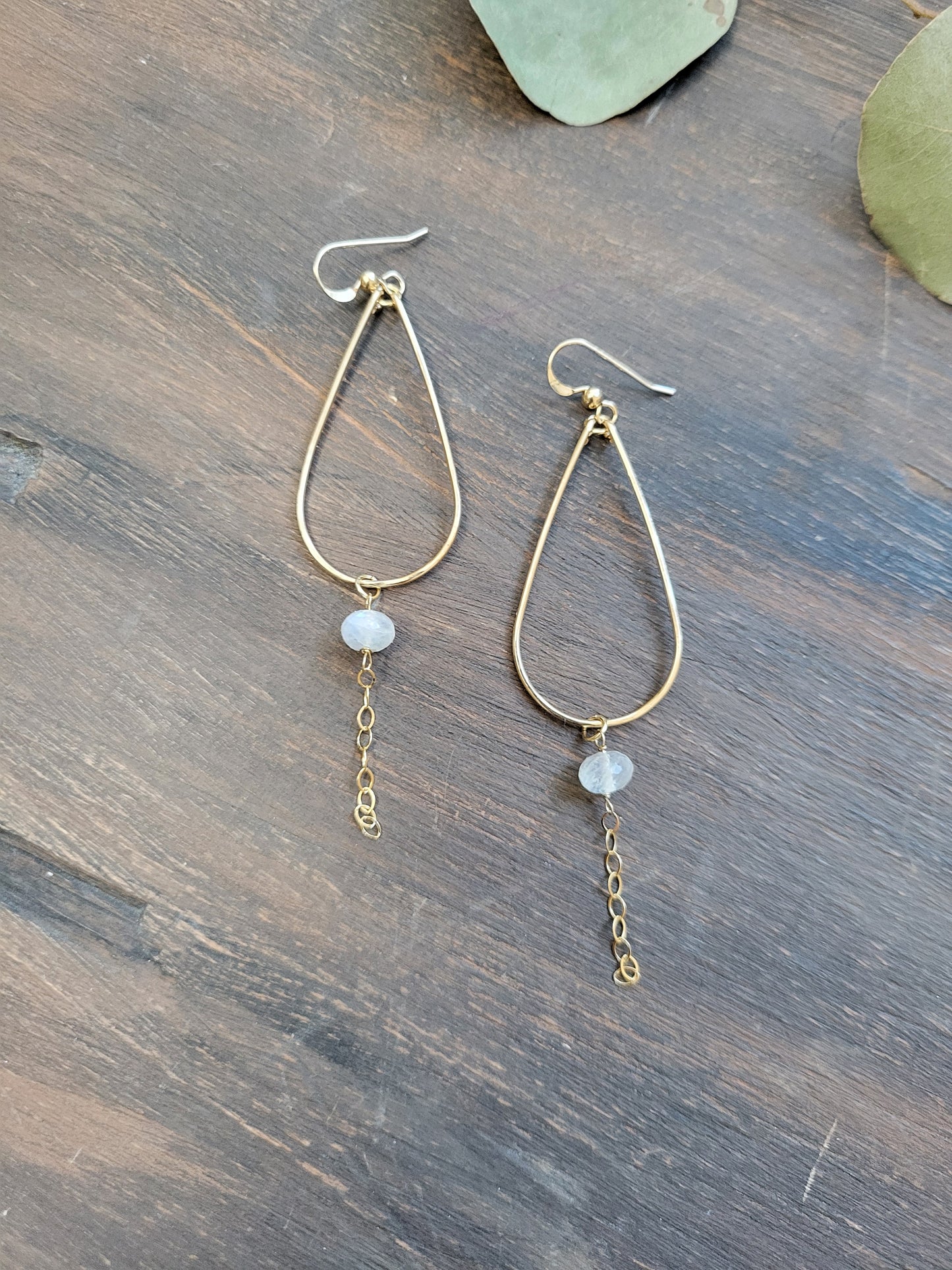 Moonstone Drop Earrings