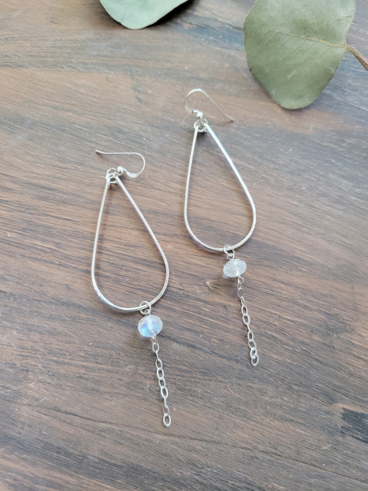 Moonstone Drop Earrings