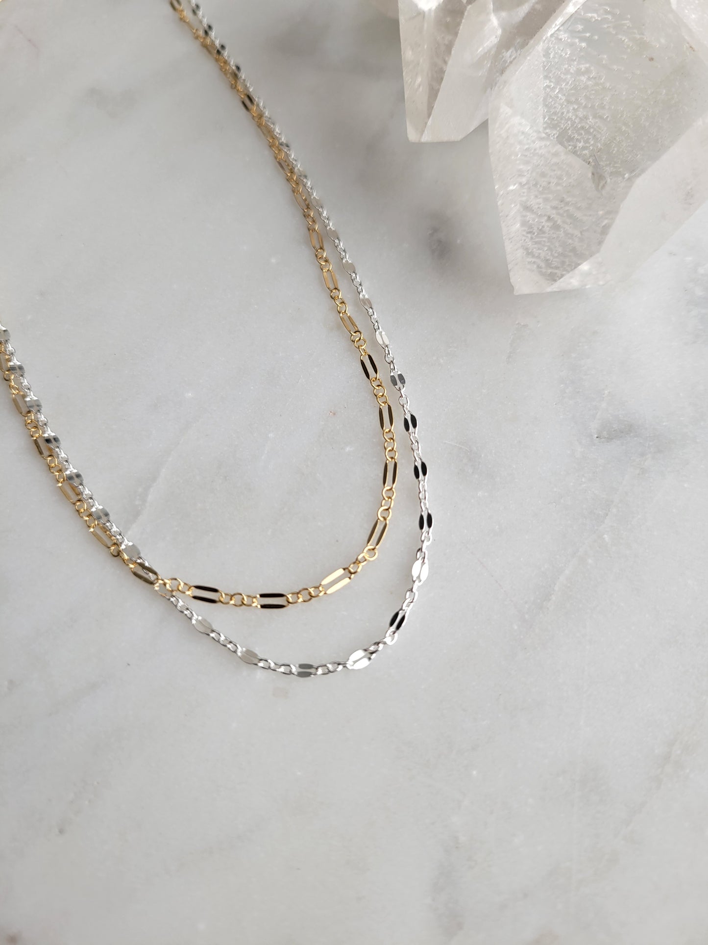 Dainty Sequence Bar Chain