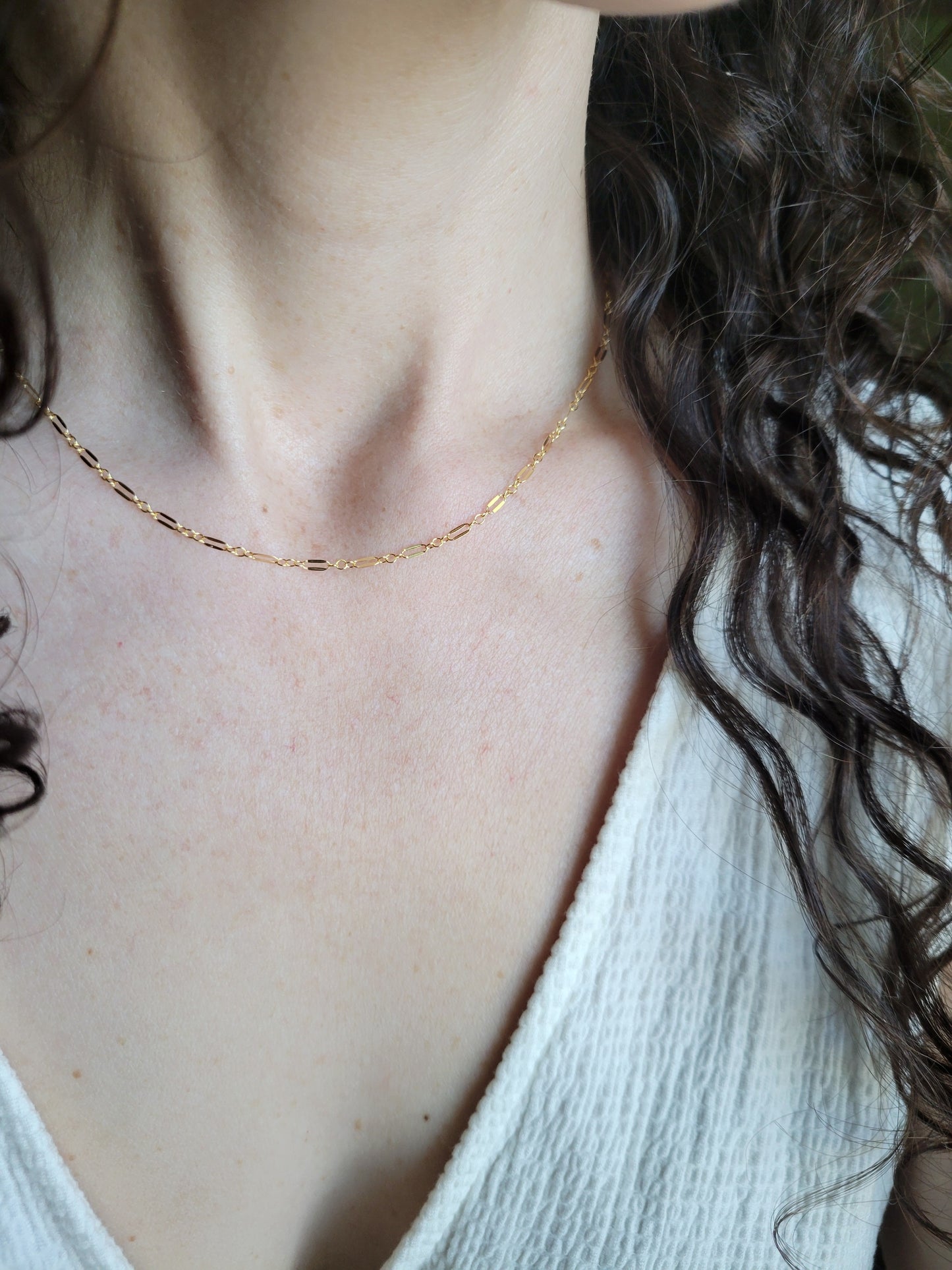Dainty Sequence Bar Chain