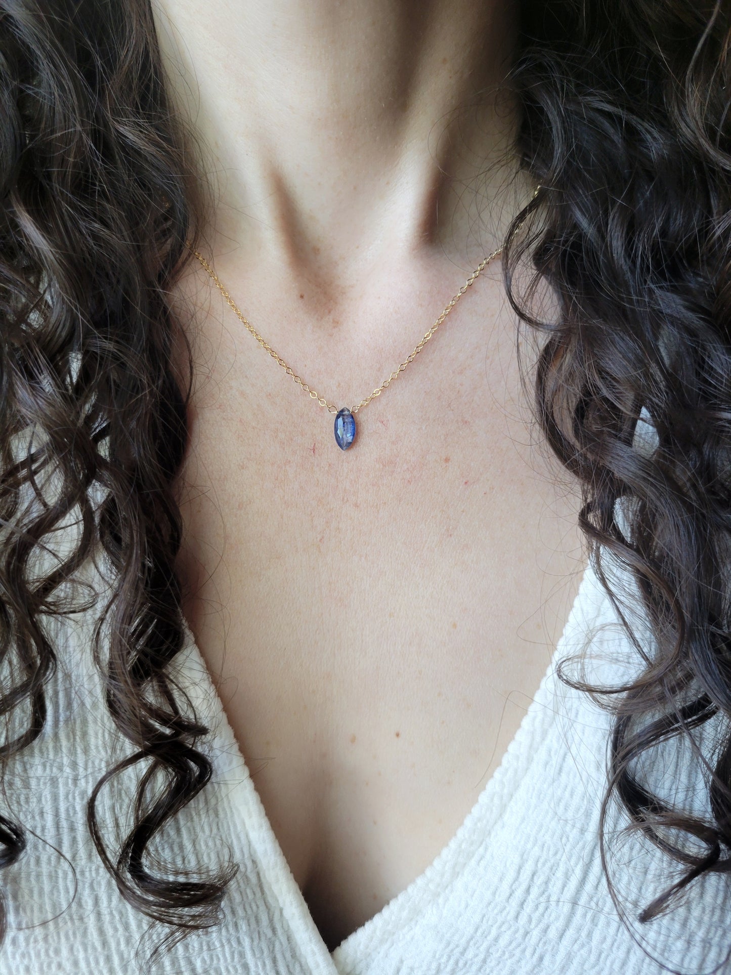 Dainty Kyanite Necklace
