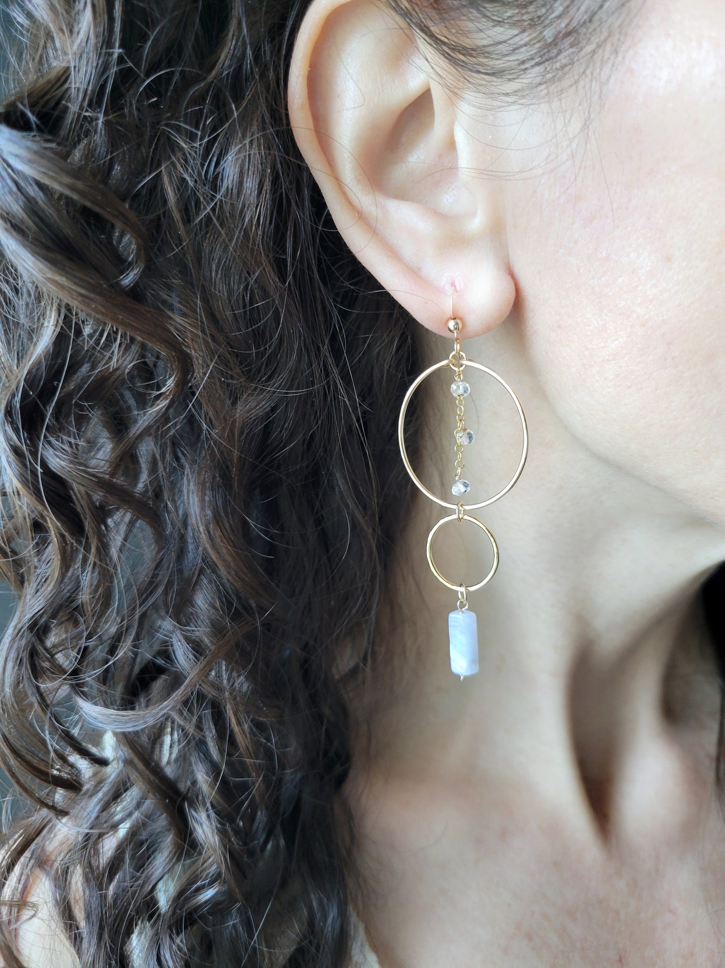 Snow Crystal Earrings