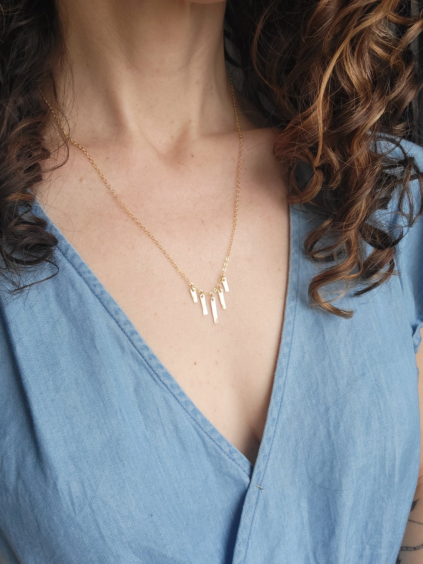 Dainty Fringe Necklace