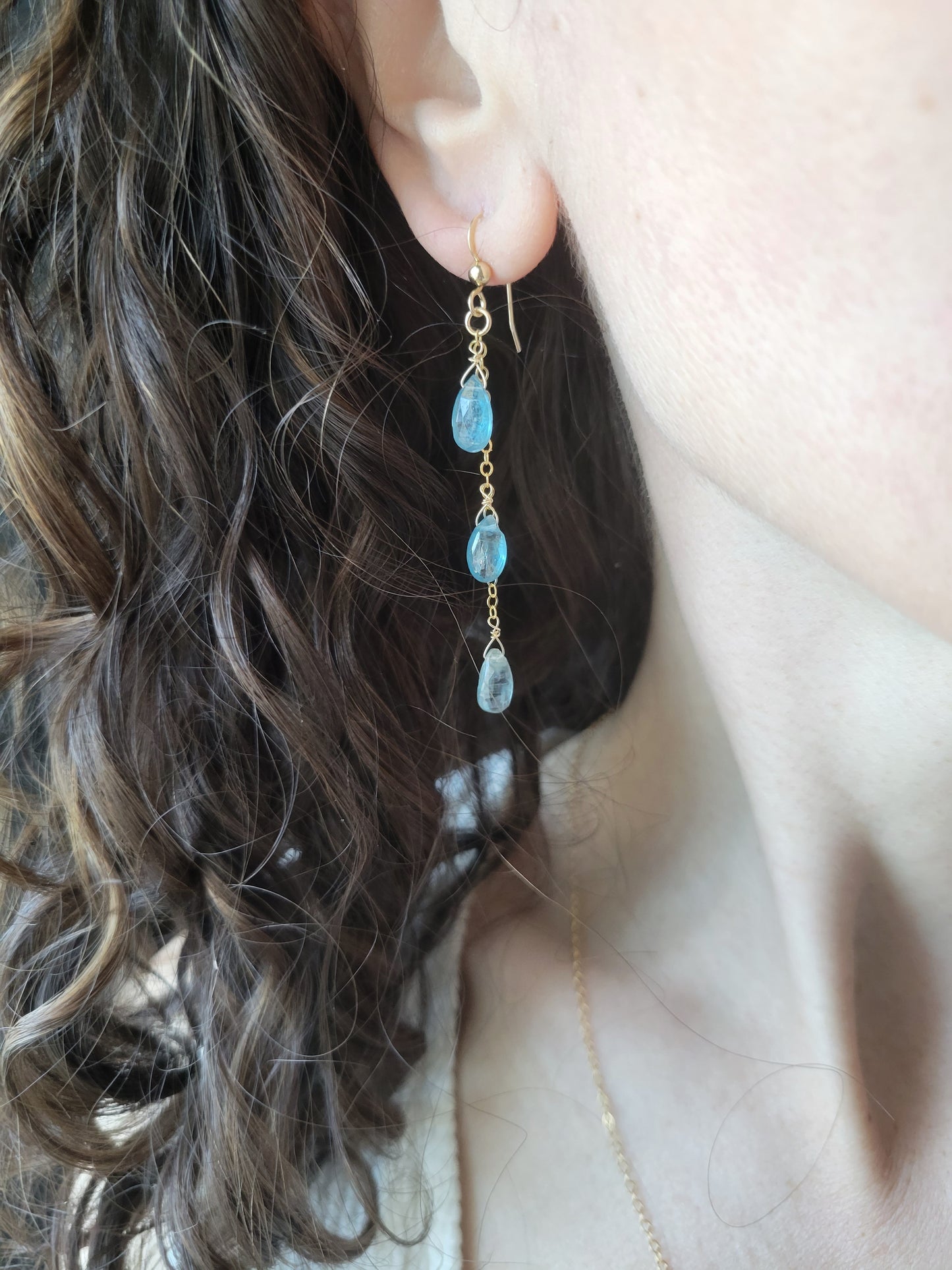 Kyanite Drop Earrings