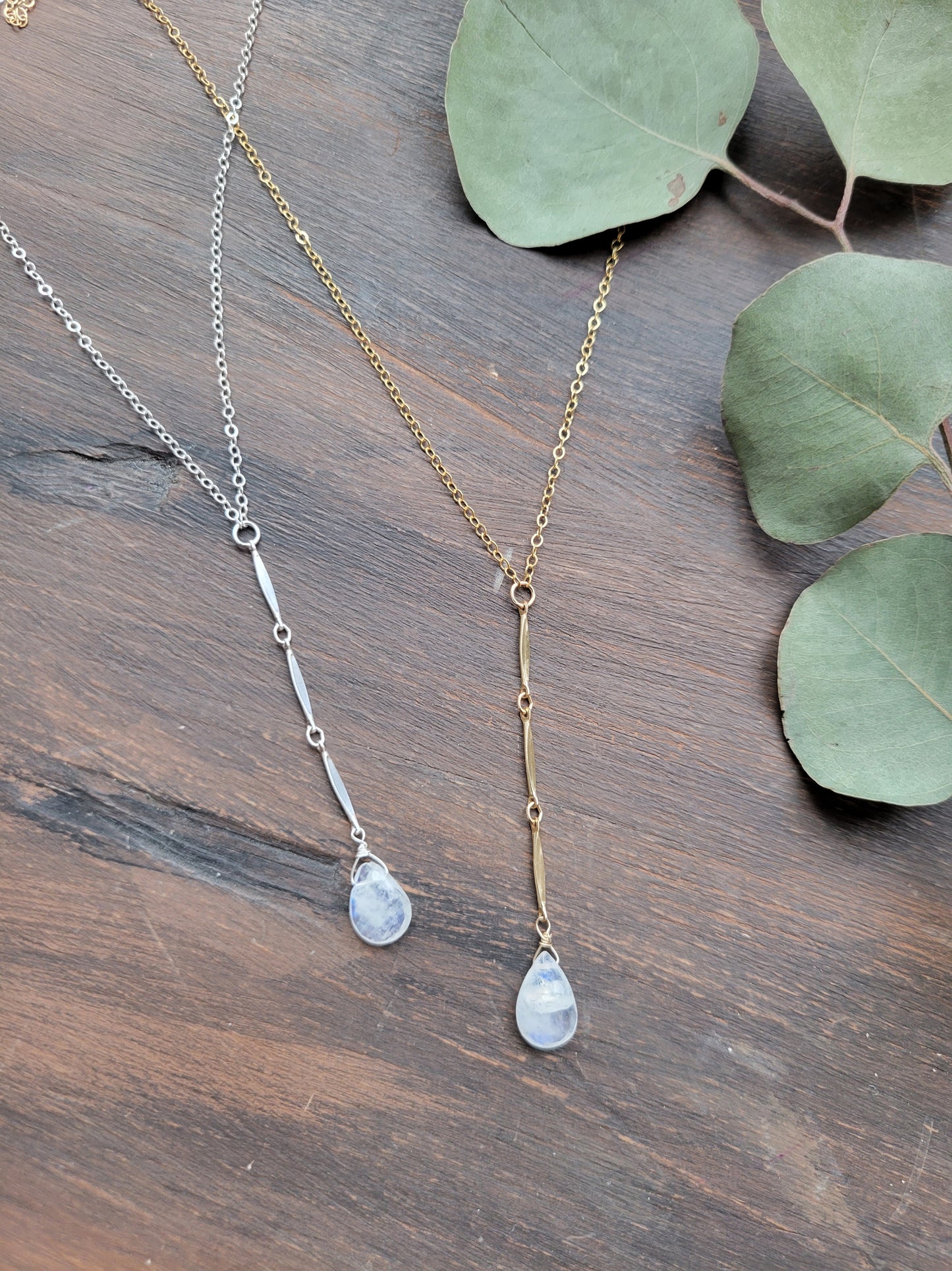 Moonstone Waterfall Necklace