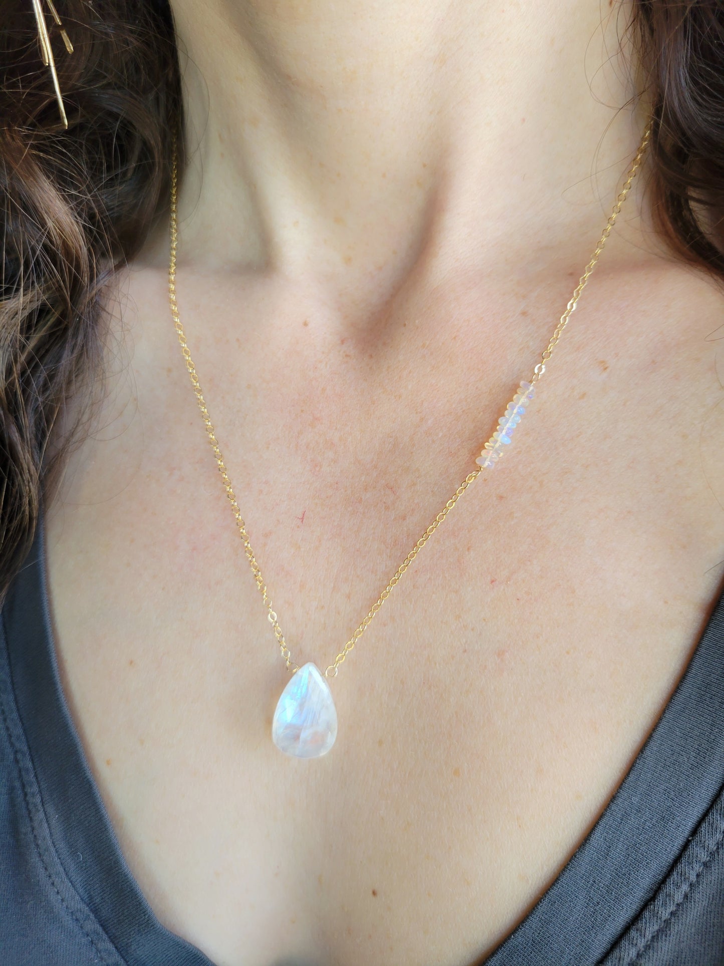 Moonstone Goddess Necklace