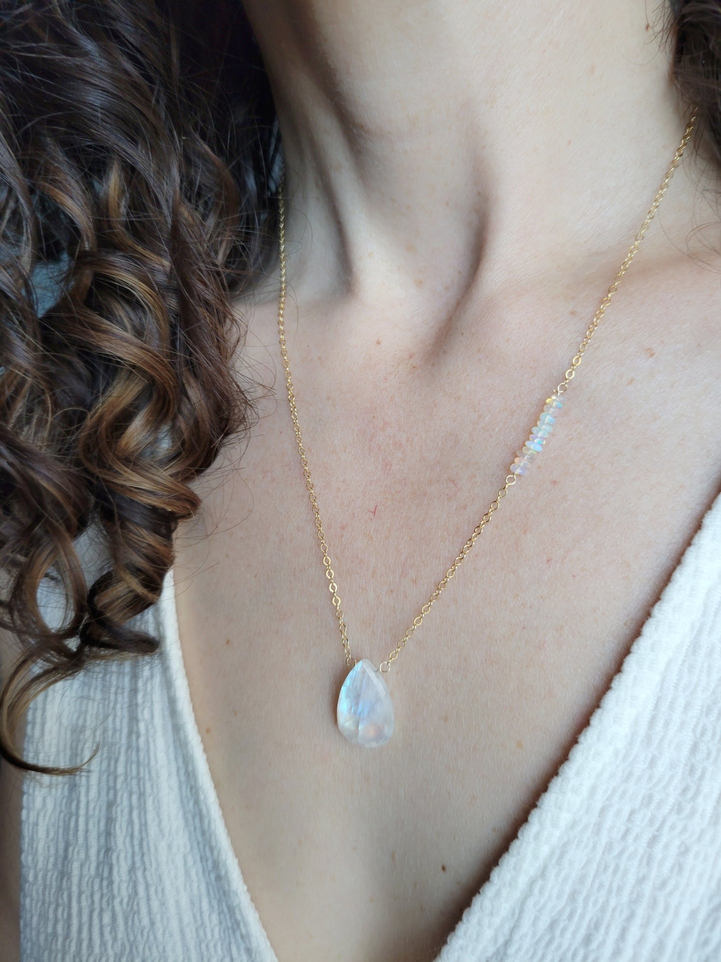 Moonstone Goddess Necklace