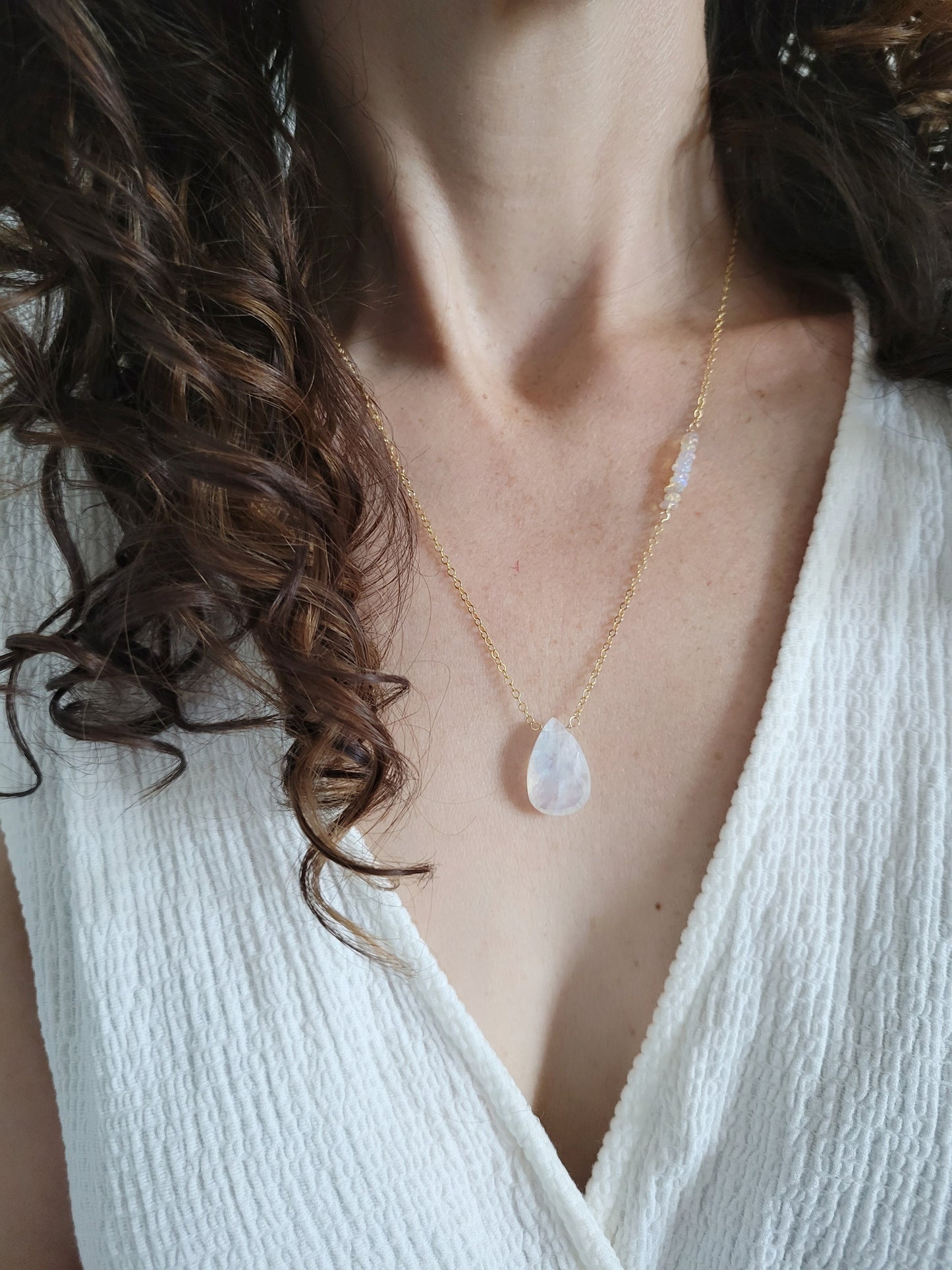 Moonstone Goddess Necklace