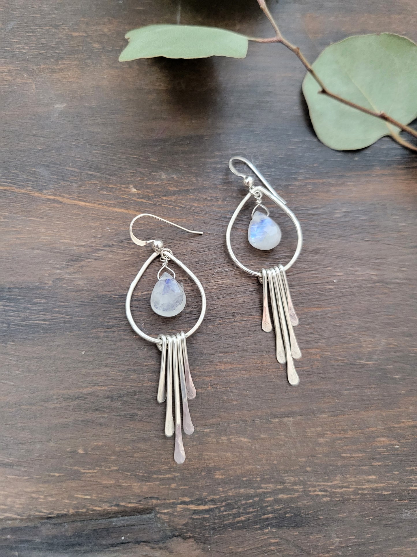 Moonstone Fringe Earrings