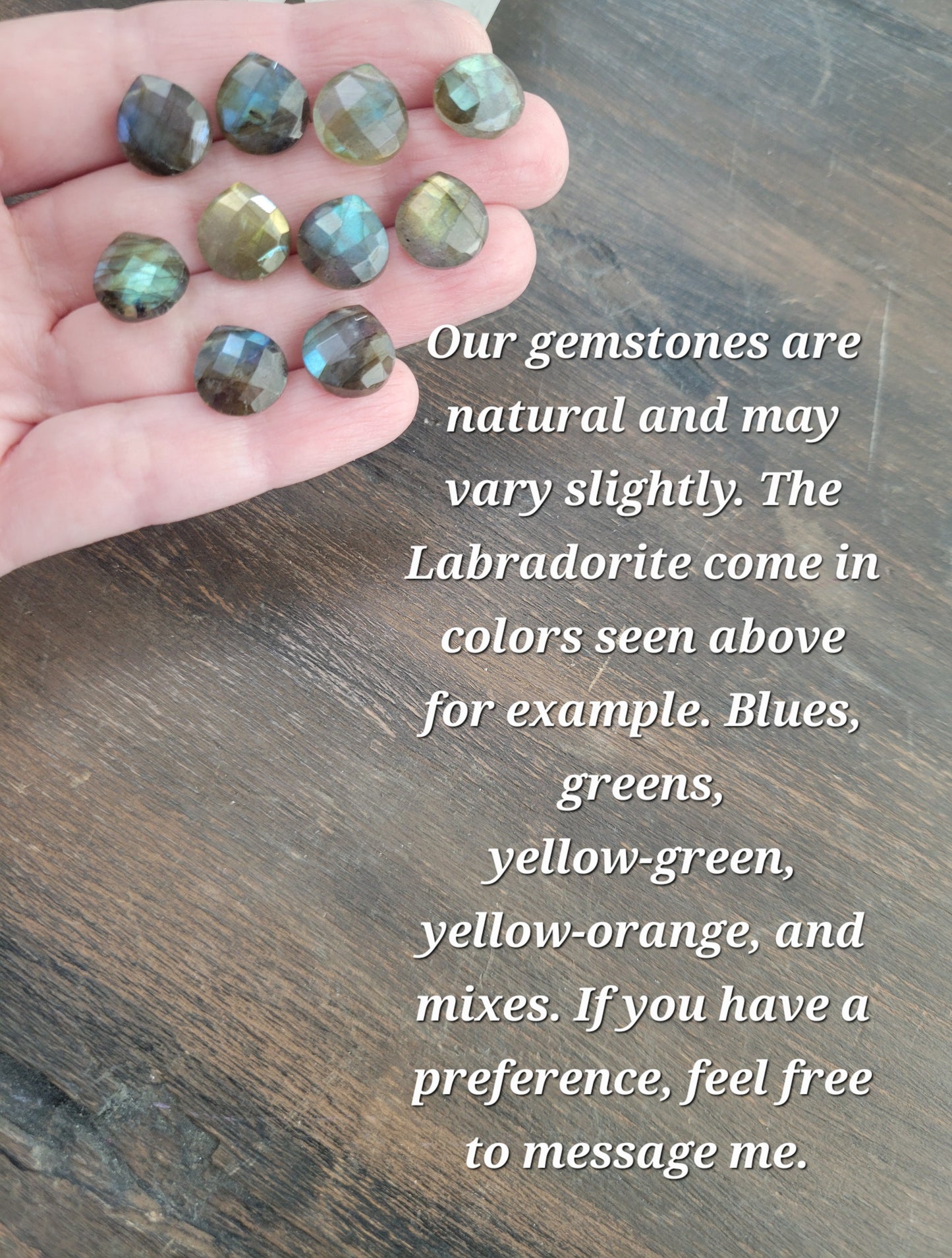 Diamond Hoop Labradorite Earrings