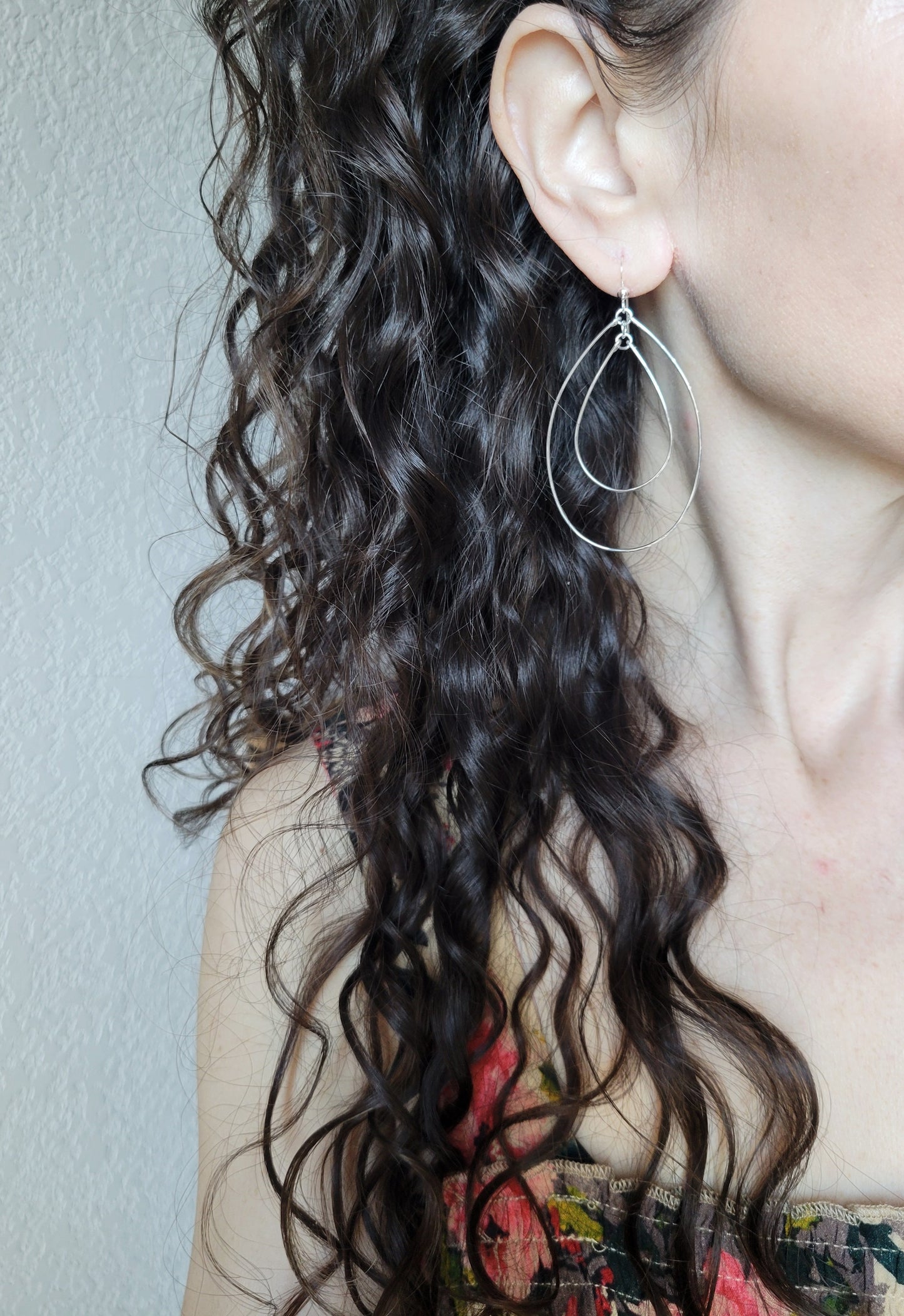 Large Double Oval Earrings