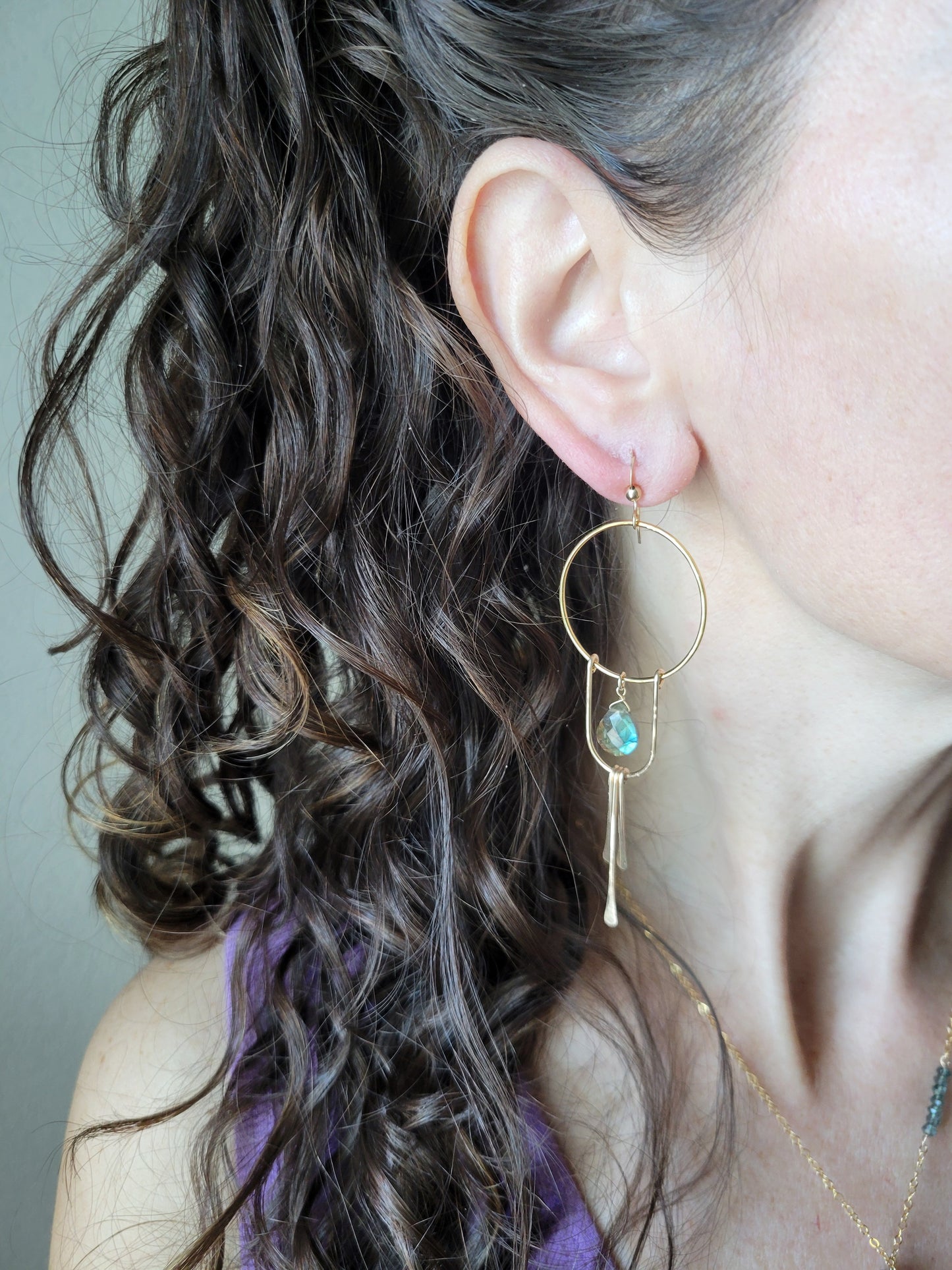 Labradorite Solstice Earrings