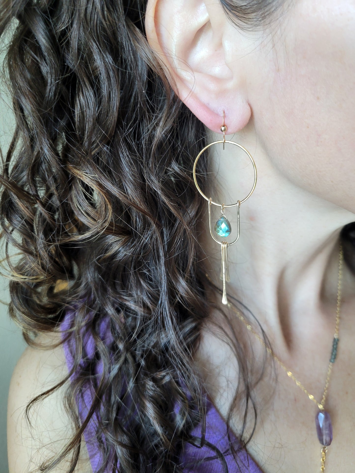 Labradorite Solstice Earrings