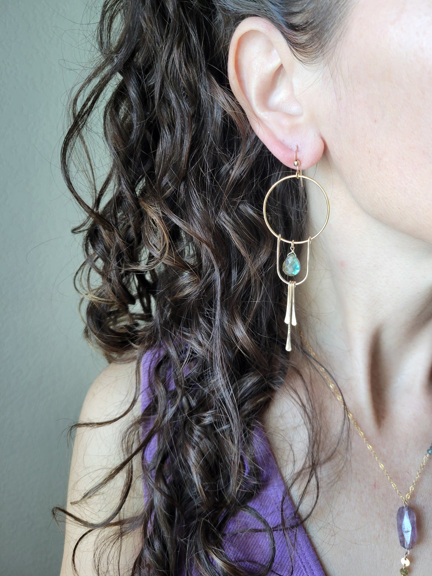 Labradorite Solstice Earrings
