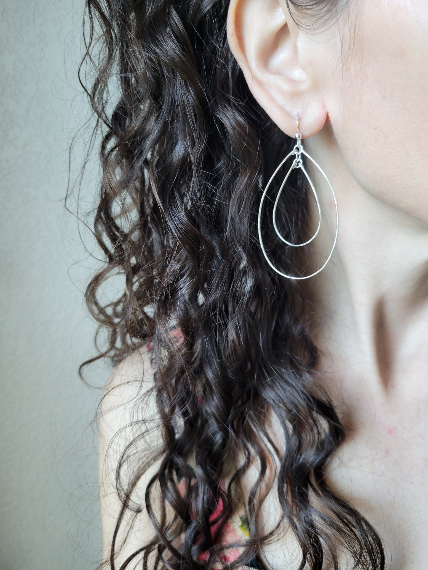 Large Double Oval Earrings