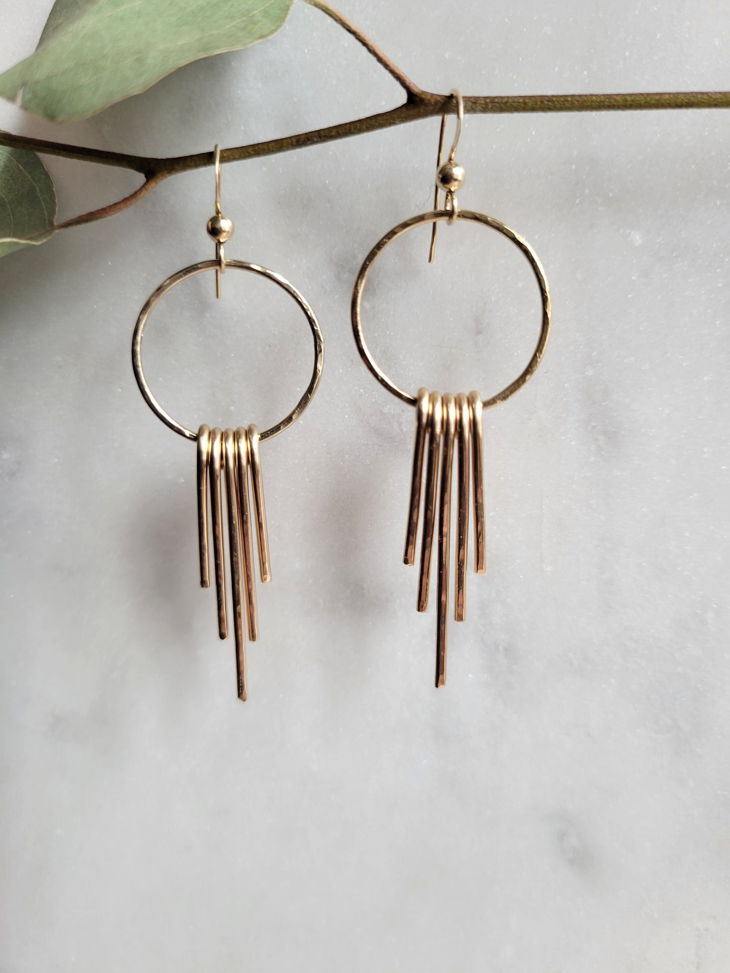 Hoop Fringe Earrings
