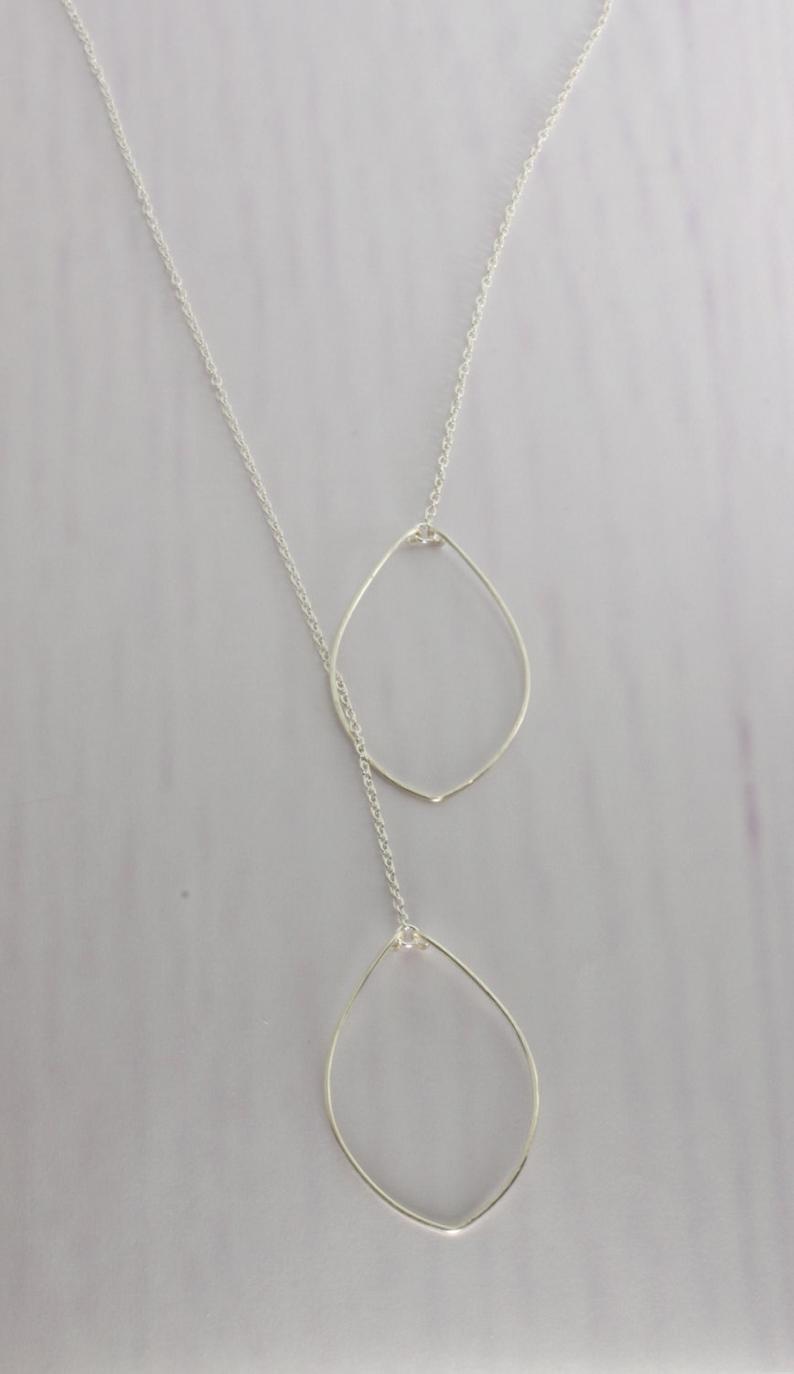 Leaf Lariat Necklace