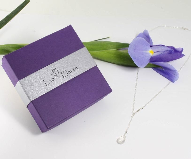 Large Petal Pull through Earrings