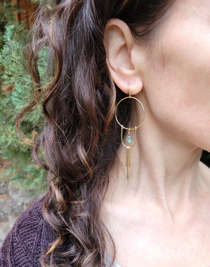 Labradorite Solstice Earrings