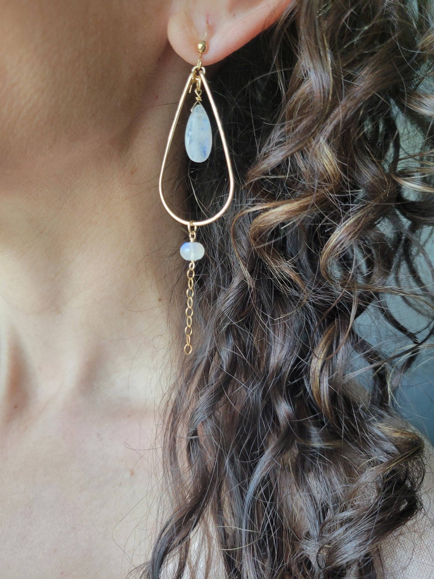 Layla Moonstone Earrings