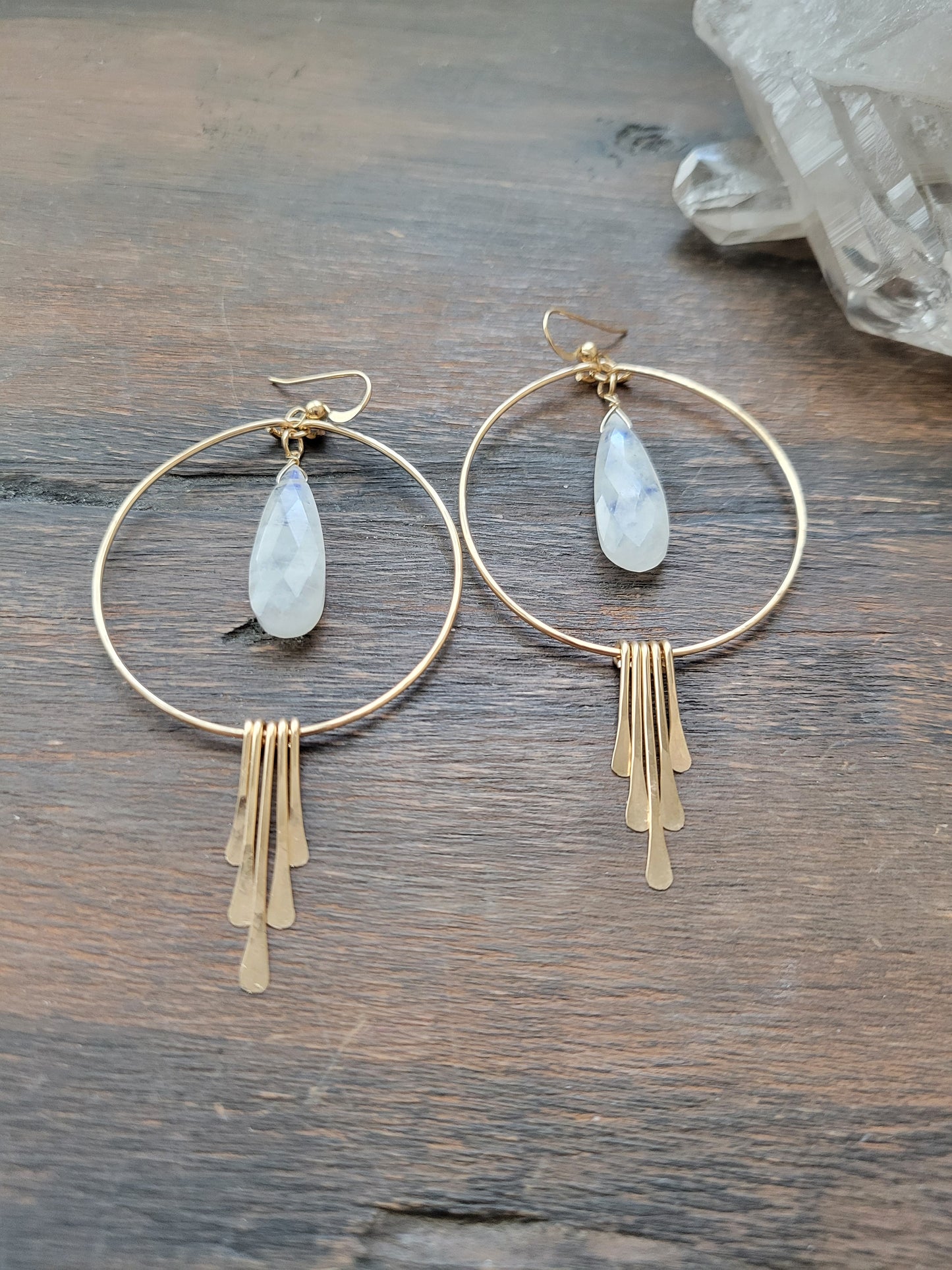 Hypnotic Moonstone Earrings