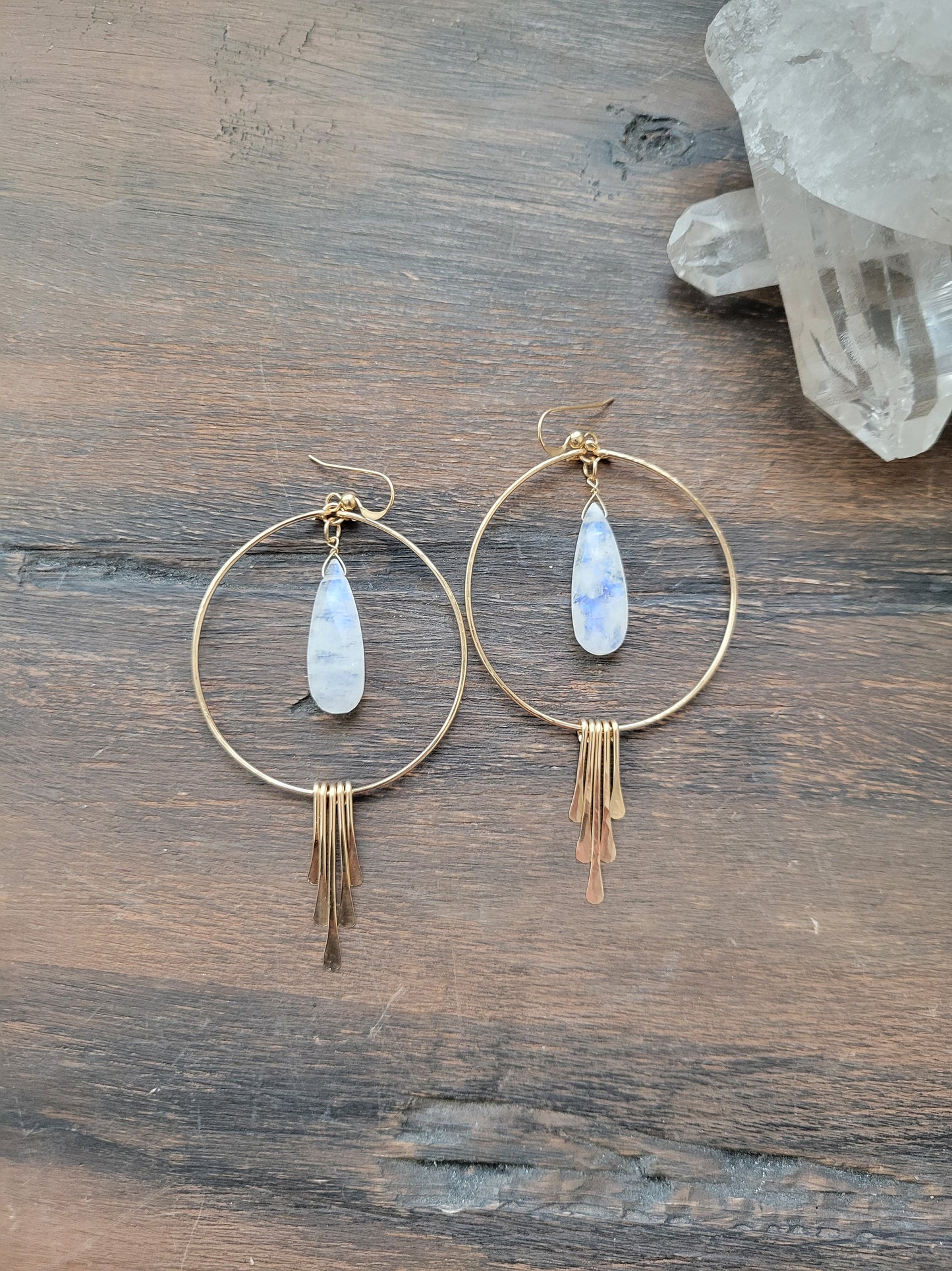 Hypnotic Moonstone Earrings