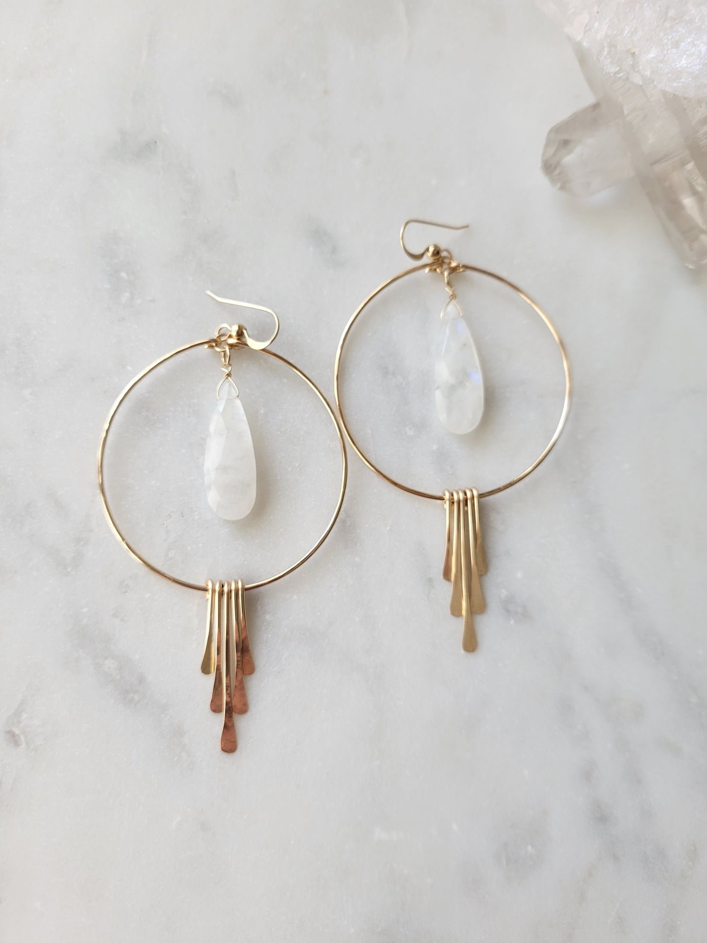 Hypnotic Moonstone Earrings