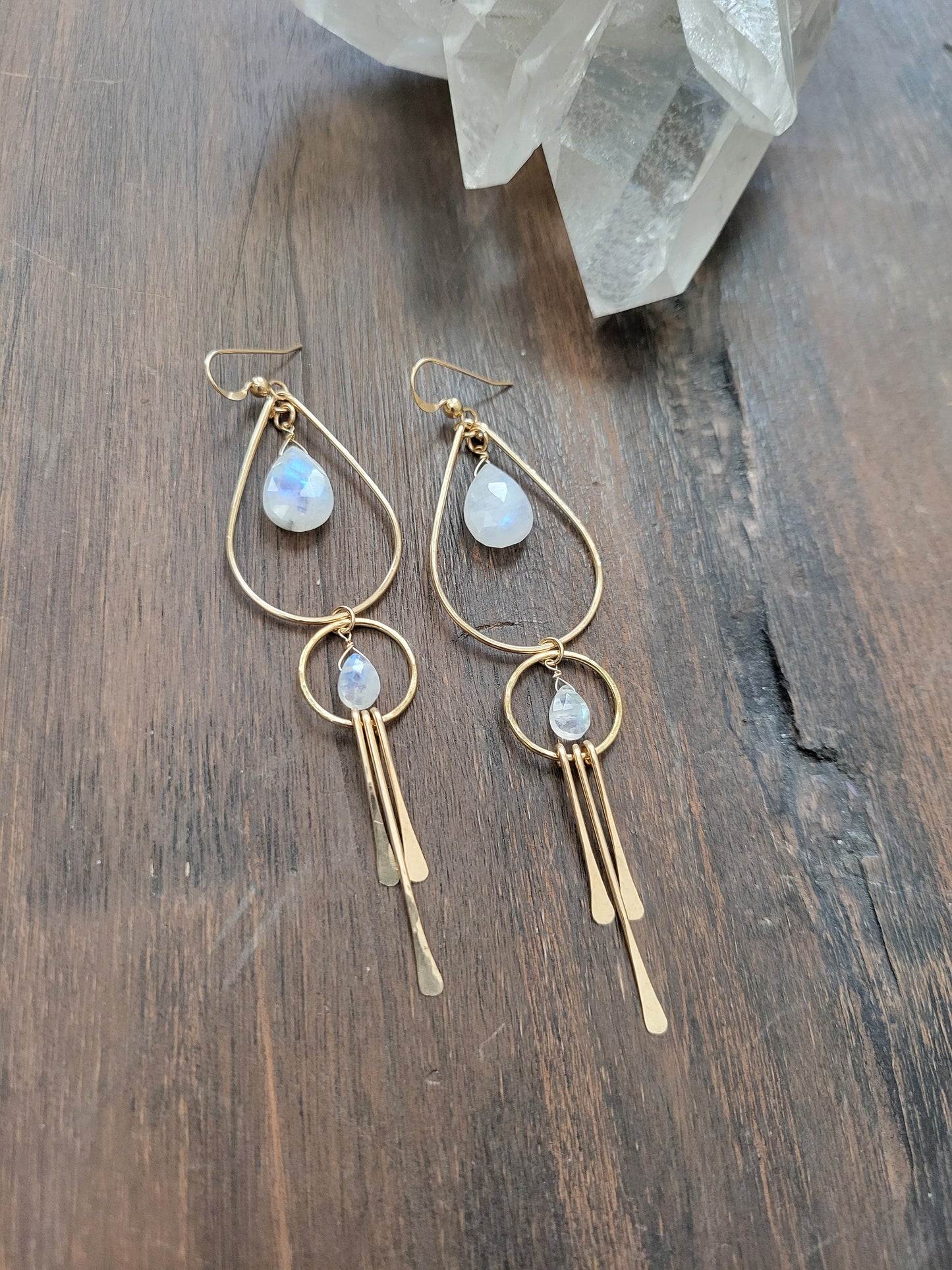 Moonstone Goddess Earrings