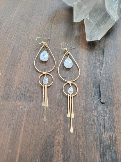 Moonstone Goddess Earrings