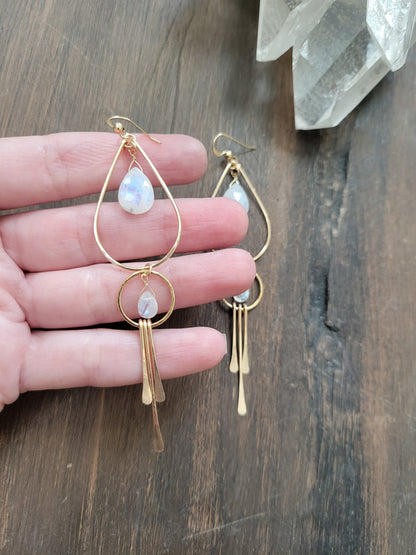 Moonstone Goddess Earrings