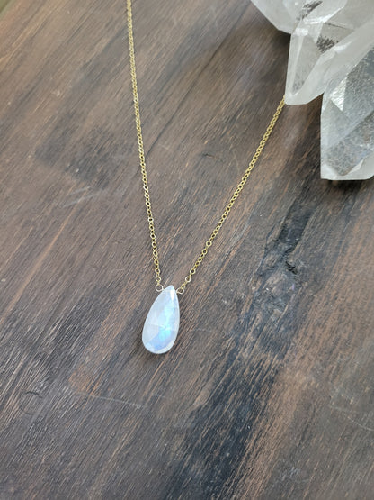 Moonstone Pendant Necklace