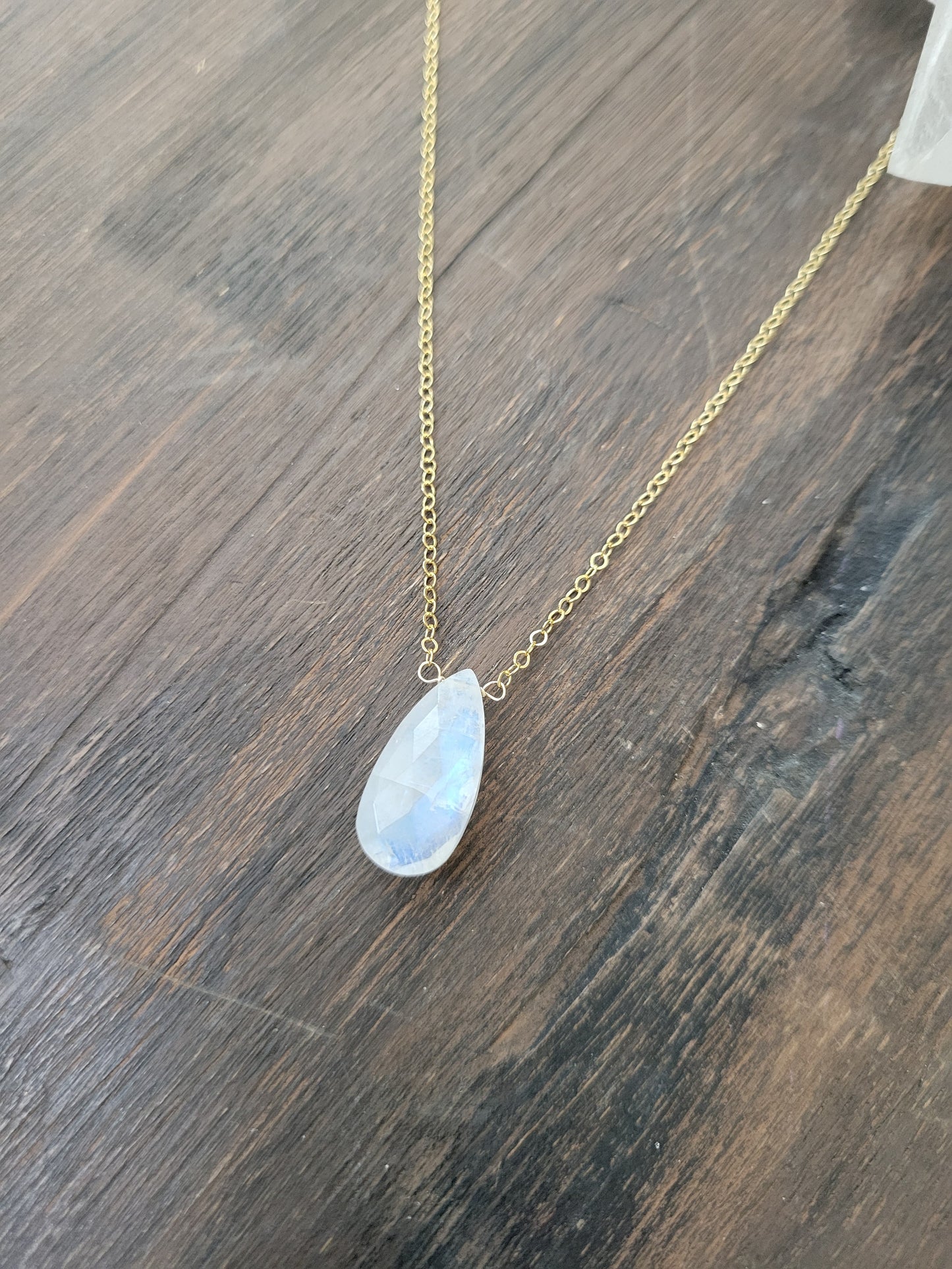 Moonstone Pendant Necklace