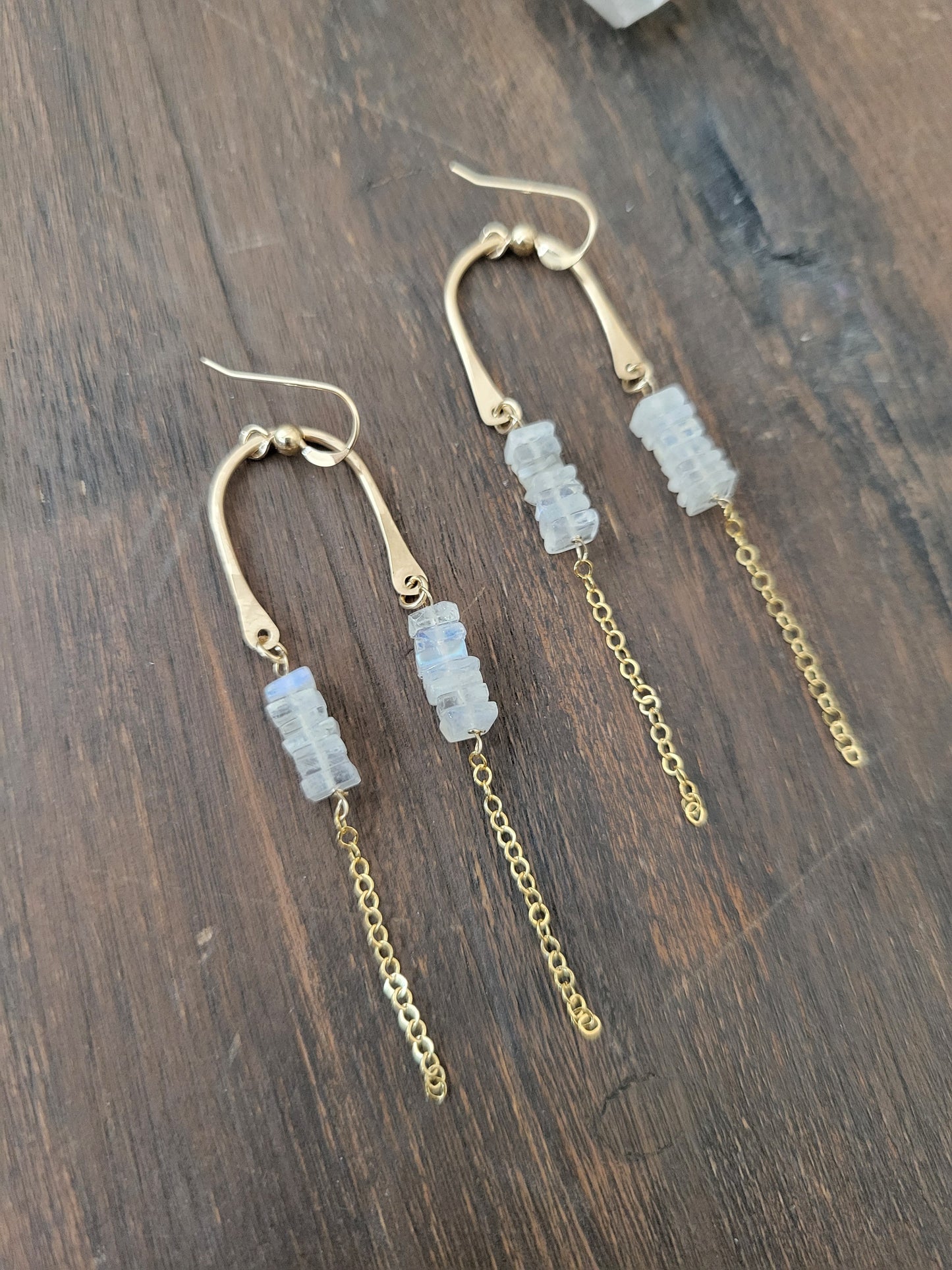 Moonstone Dangle Earrings