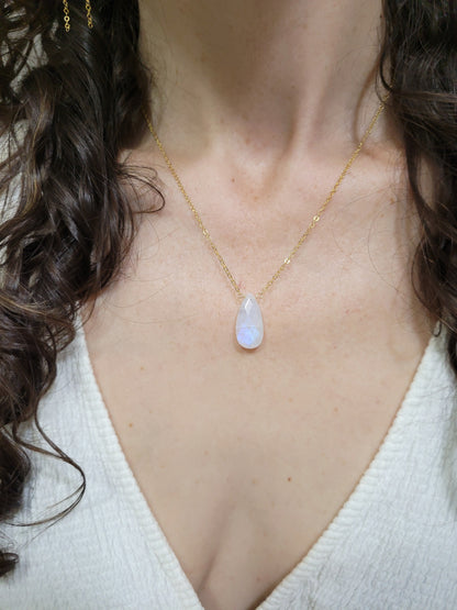 Moonstone Pendant Necklace