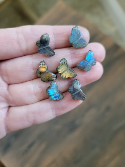 Labradorite Butterfly Necklace