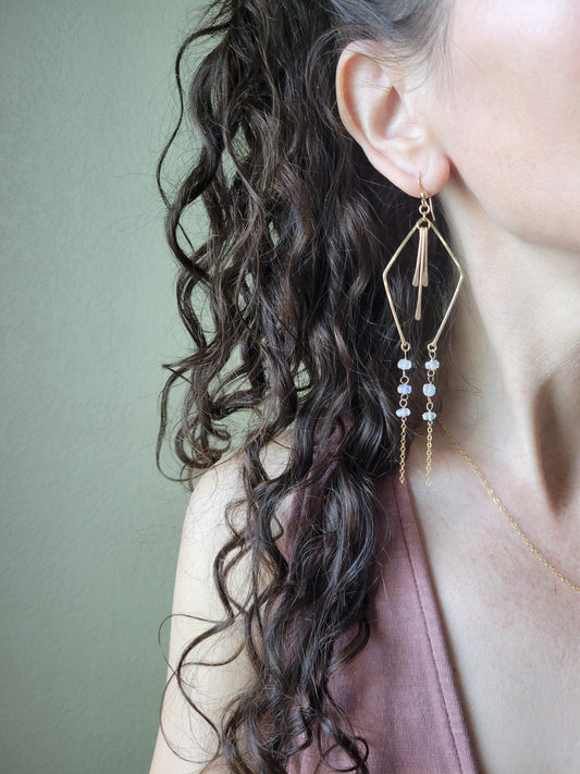 Moonstone Boheme Earrings