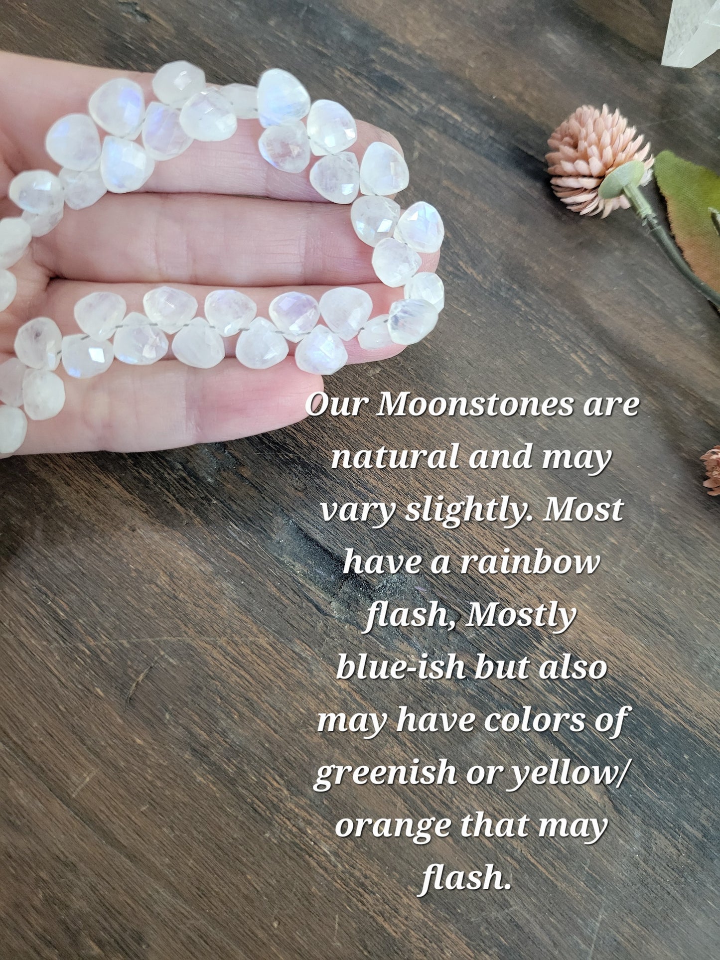 Full Moon-Stone Earrings