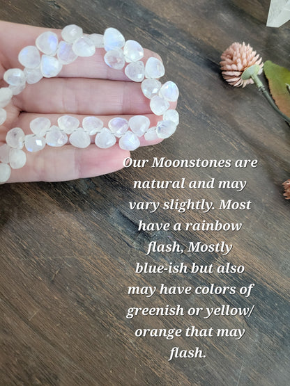 Full Moon-Stone Earrings
