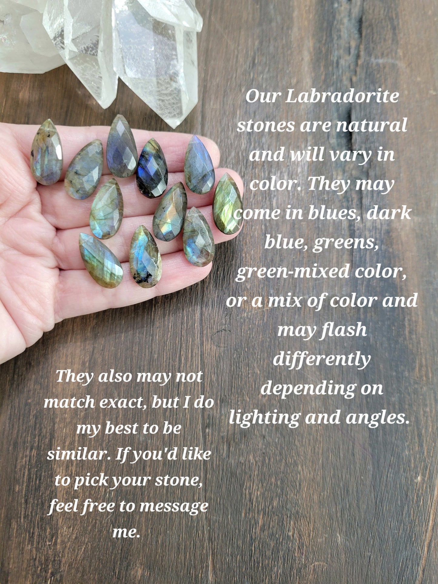 Labradorite Fringe Earrings