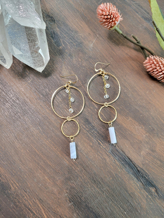 Snow Crystal Earrings