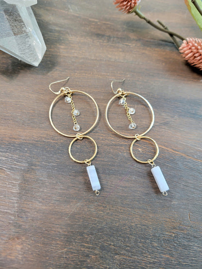 Snow Crystal Earrings
