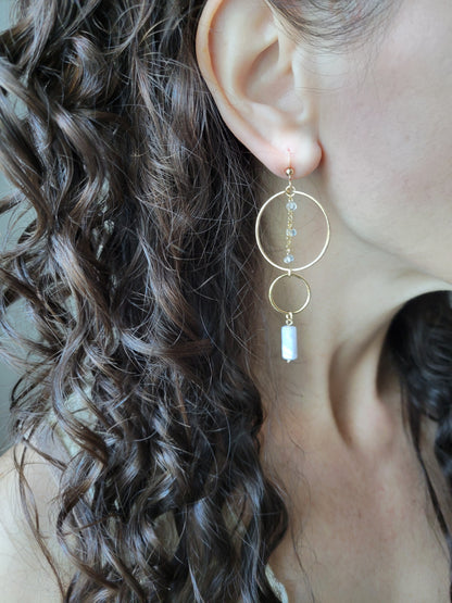 Snow Crystal Earrings