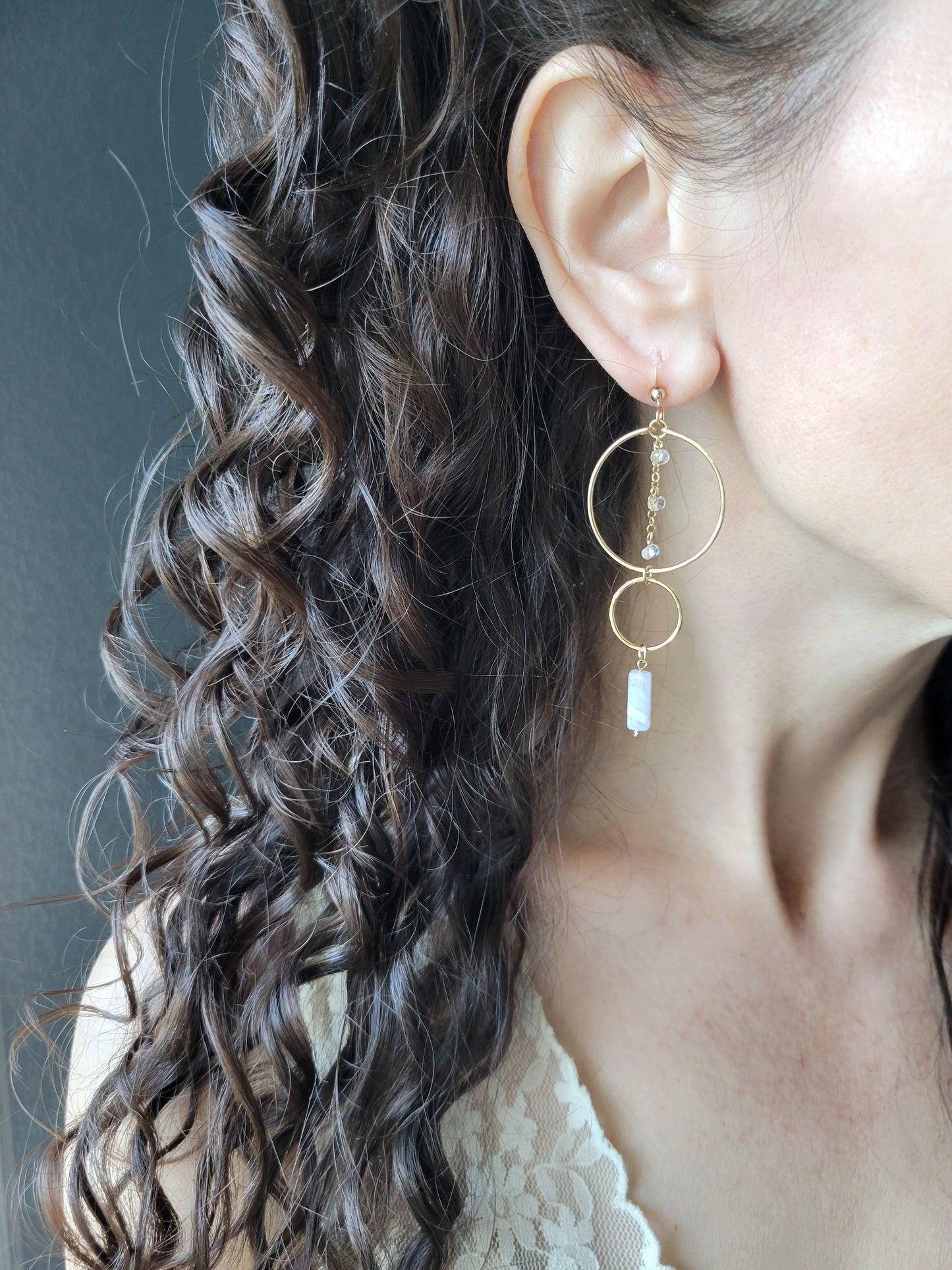 Snow Crystal Earrings