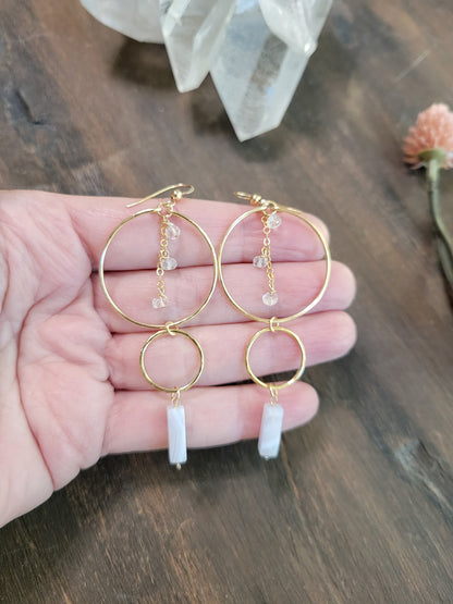 Snow Crystal Earrings