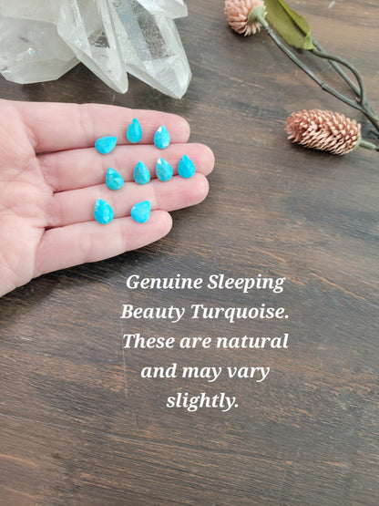 Turquoise Y Drop Necklace