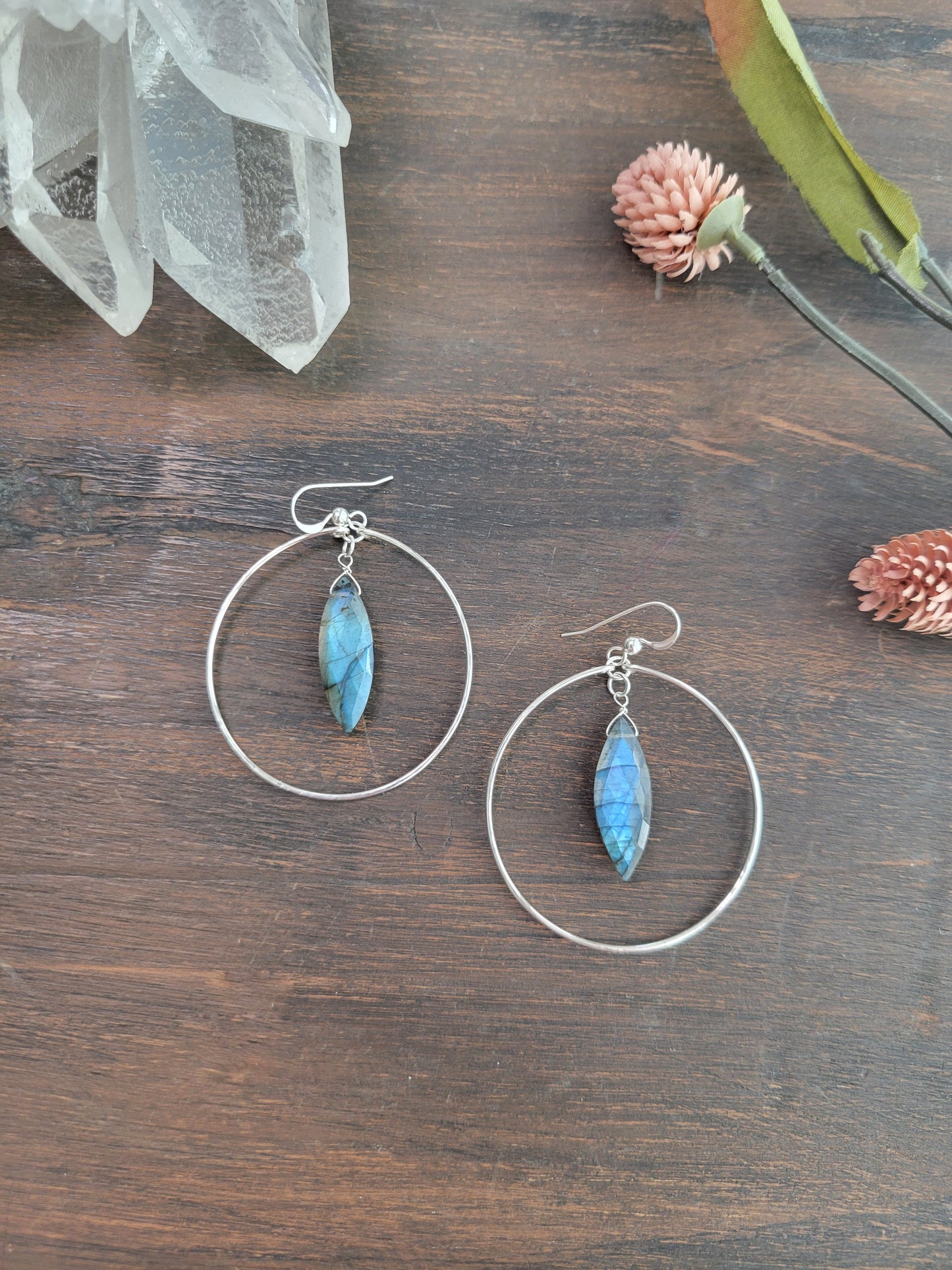 Feline Hoop Earrings