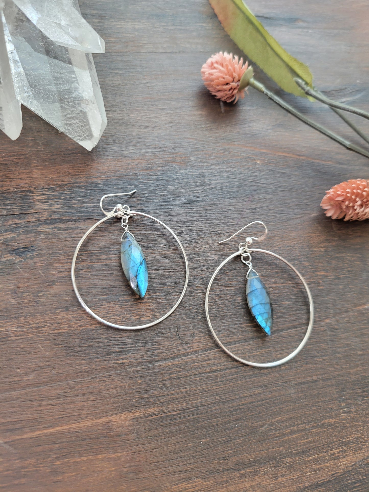 Feline Hoop Earrings