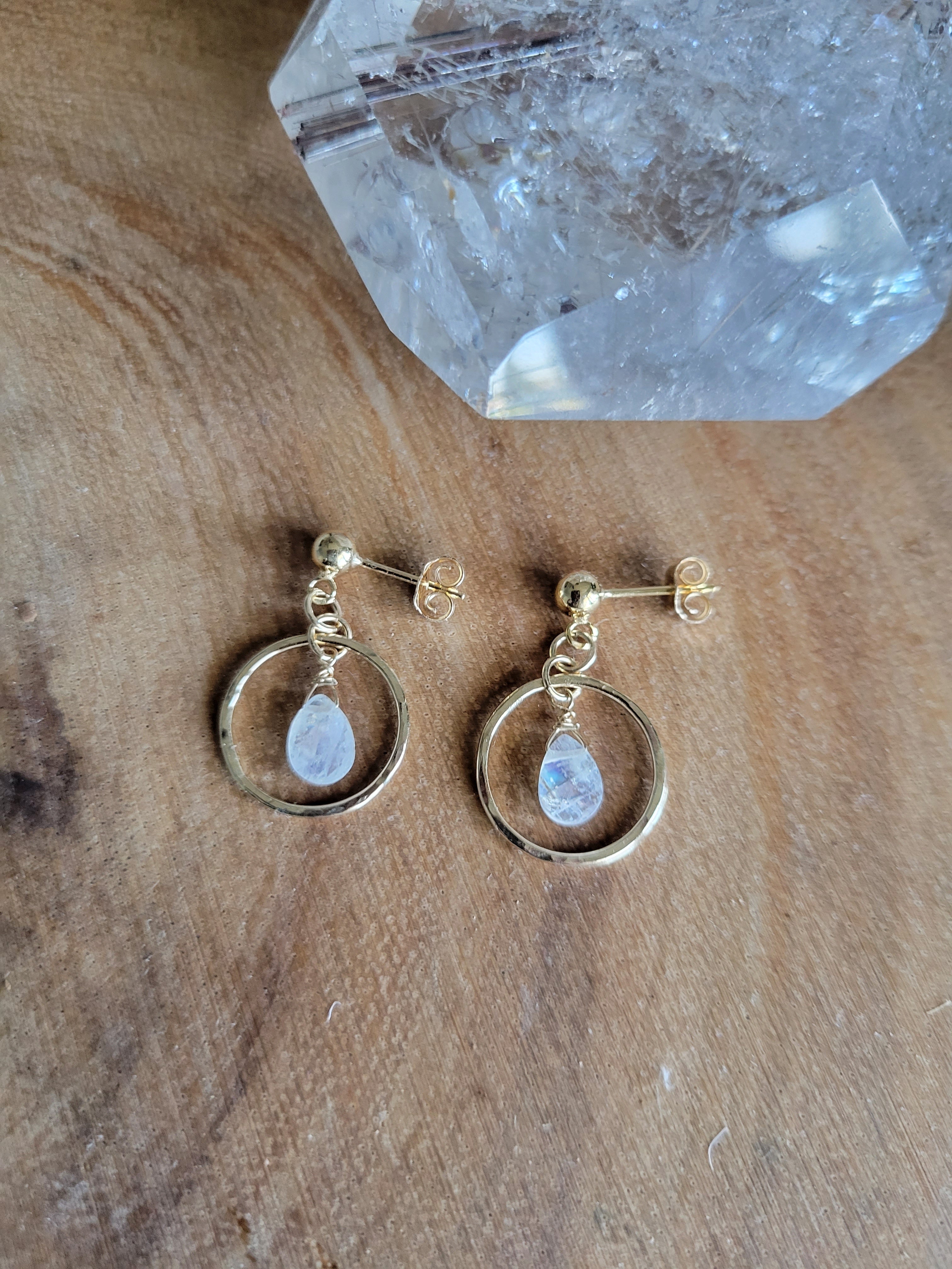 Moonstone & Labradorite Leverback Earrings Gold Plated Gemstone Earrings  Handmade Boho Modern BJE127 - Etsy