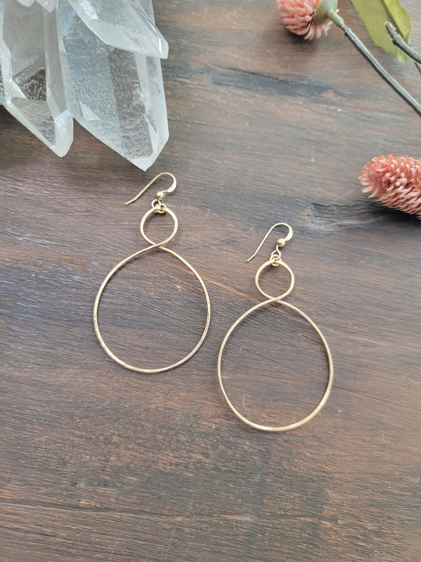 Double Curve Hoop Earrings