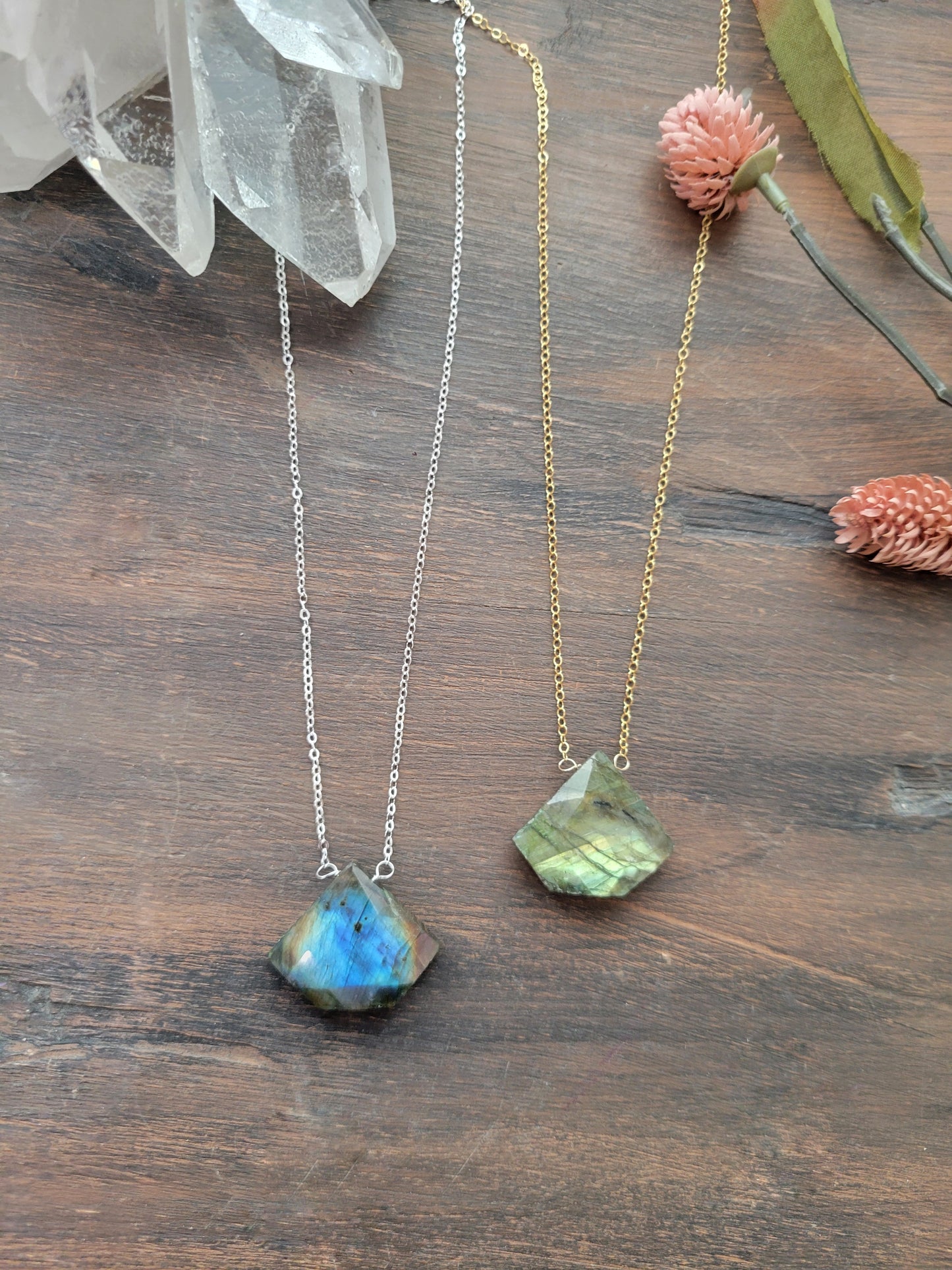Labradorite Statement Necklace